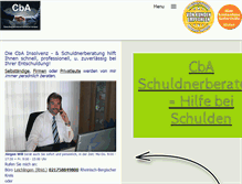 Tablet Screenshot of die-schuldnerberatung.de